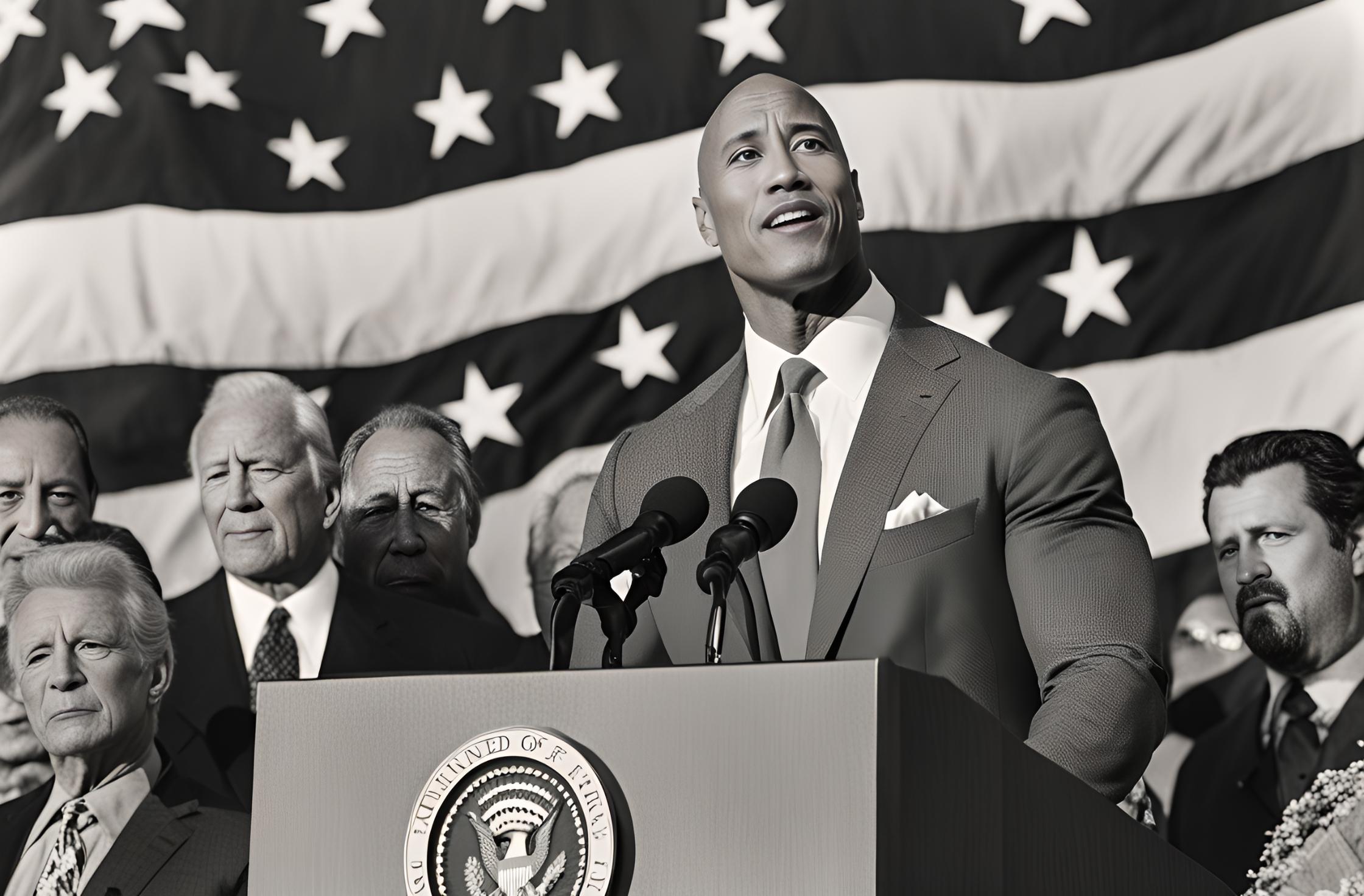 President Dwayne The Rock Johnson