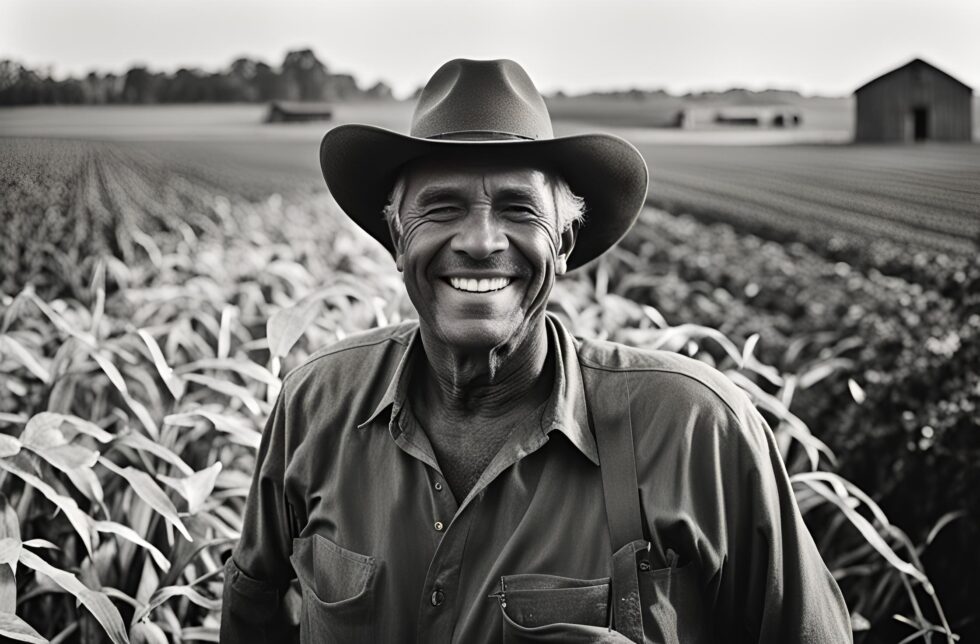 Farmer Smiling