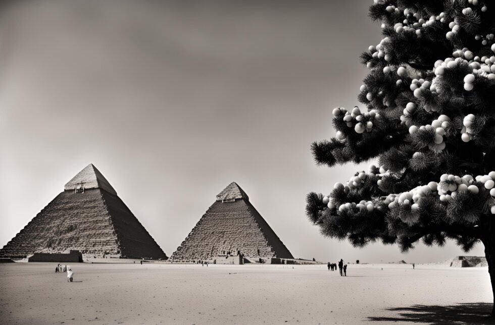 Christmas at the pyramids