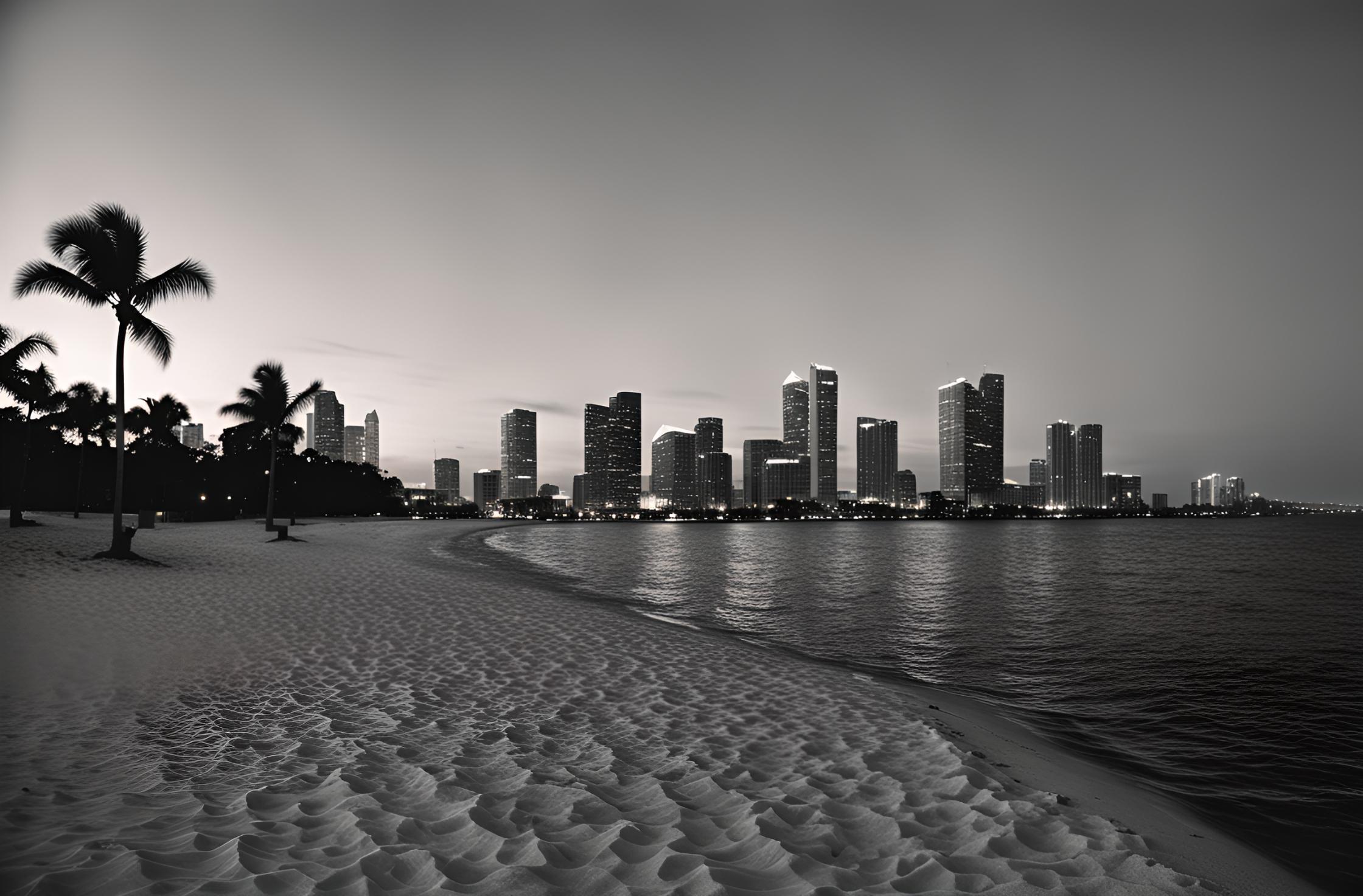 Miami at twilight