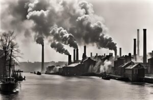 Factories on the river