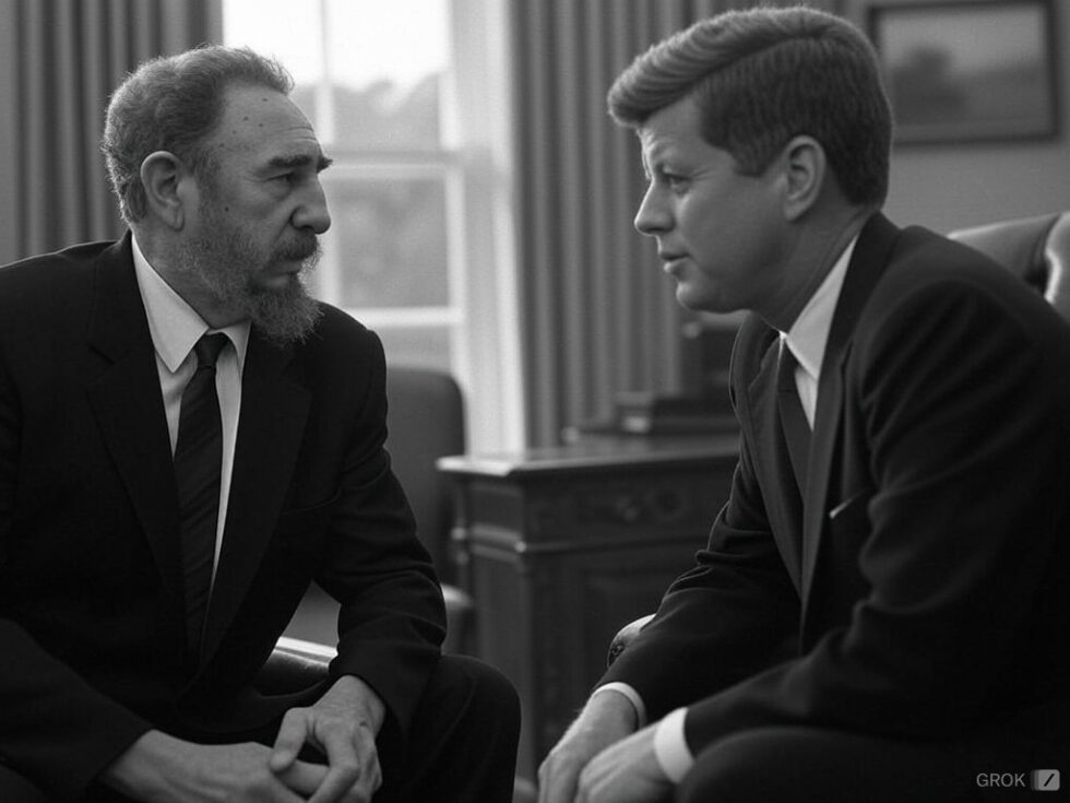 JFK and Fidel Castro