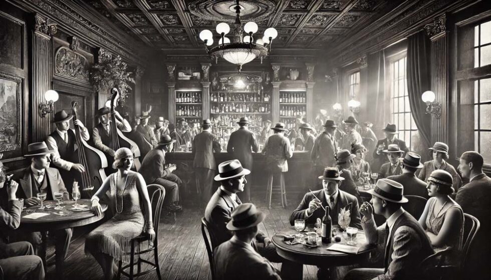 Speakeasy during Prohibition